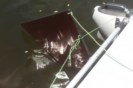 Steering foot control